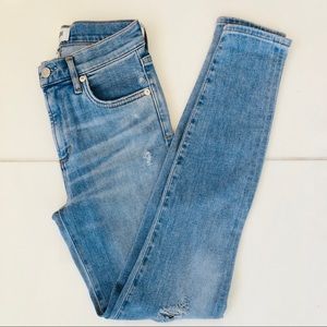 Agolde Denim Sophie Skinny Mid Rise Ankle